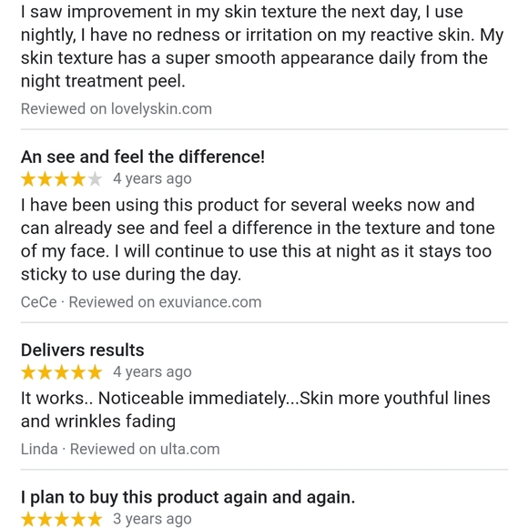 SALE Exuviance Daily Firming Mask - Picture 5 of 7